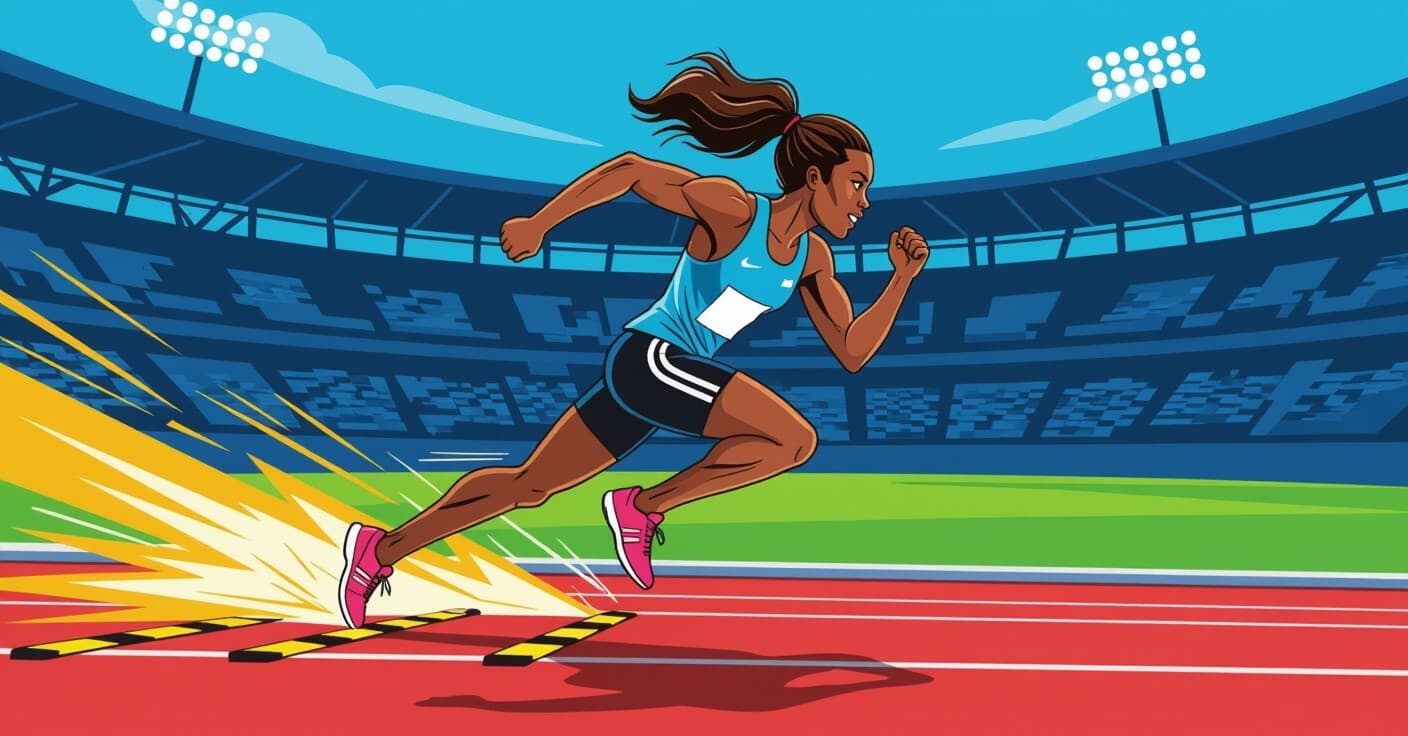 6週間トラックスピードラダー：ウォークからランへの400mインターバルで2分短縮