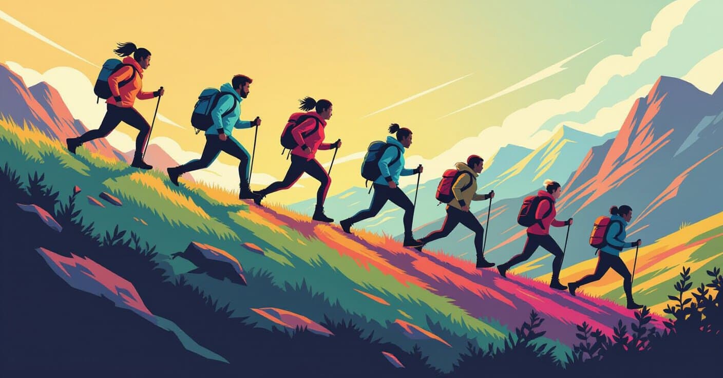 ウォーキングを丘登りマシンに変える7つの傾斜設定