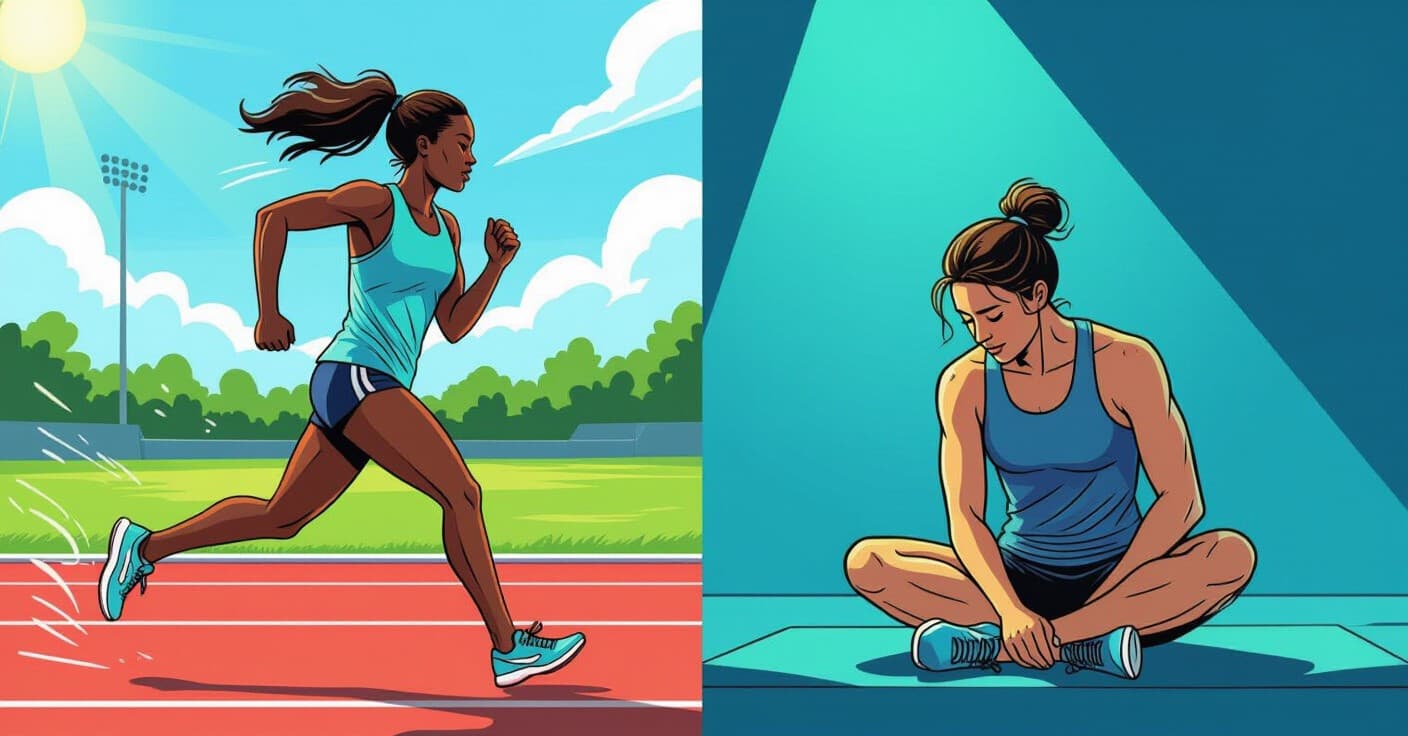 トラックでのアクティブリカバリー vs パッシブリカバリー：どちらがより多くのカロリーを消費する？