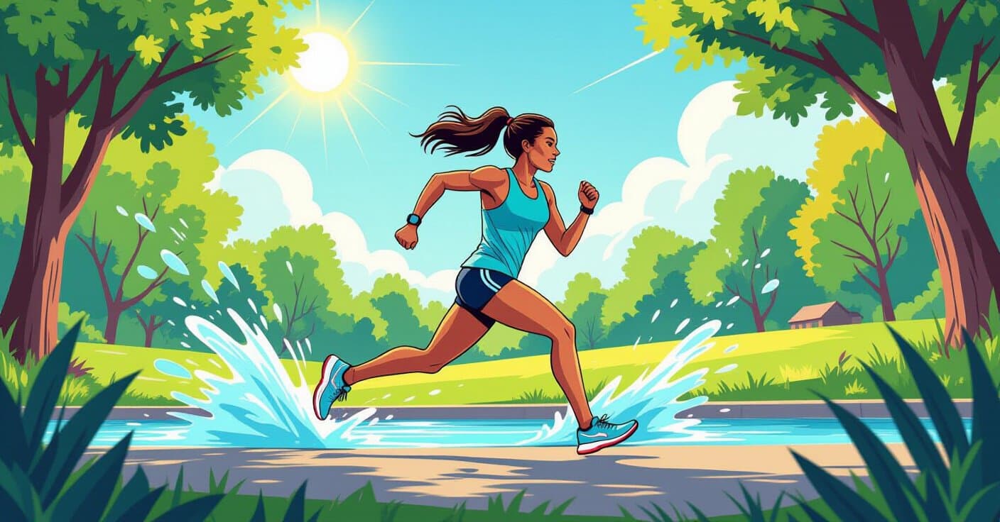 夏のラン＆ウォークを快適に：熱中症対策7つの水分補給テクニック