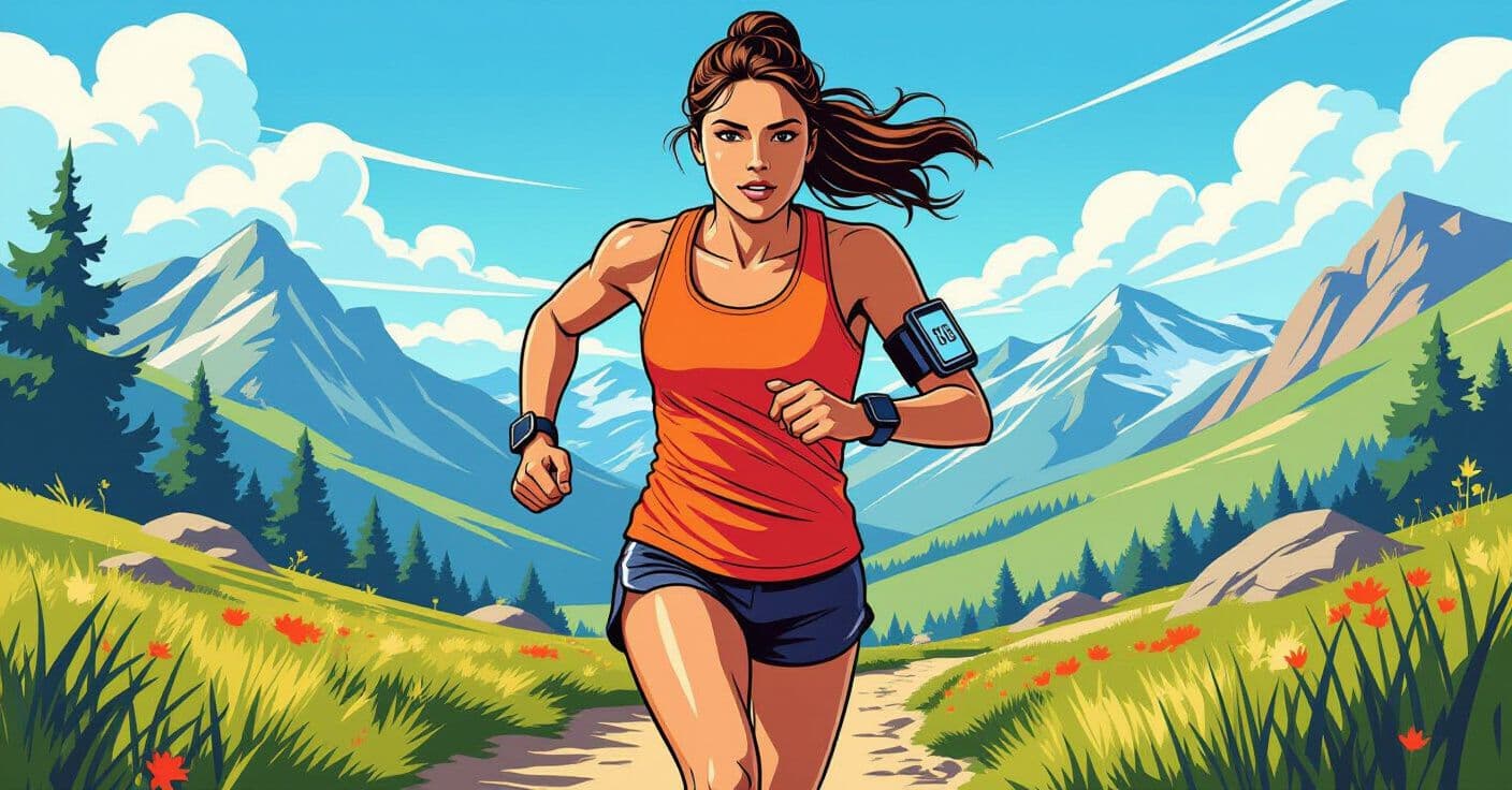 ラン＆ウォークインターバルに最適なGPSウォッチ：心拍数、ペースなど