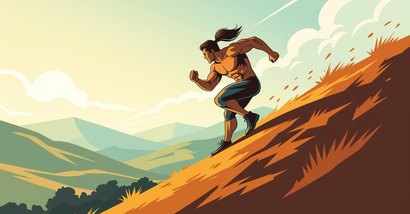 コアを活性化したヒルリピート：痛みのないウォーキングのための機能的な筋力プラン