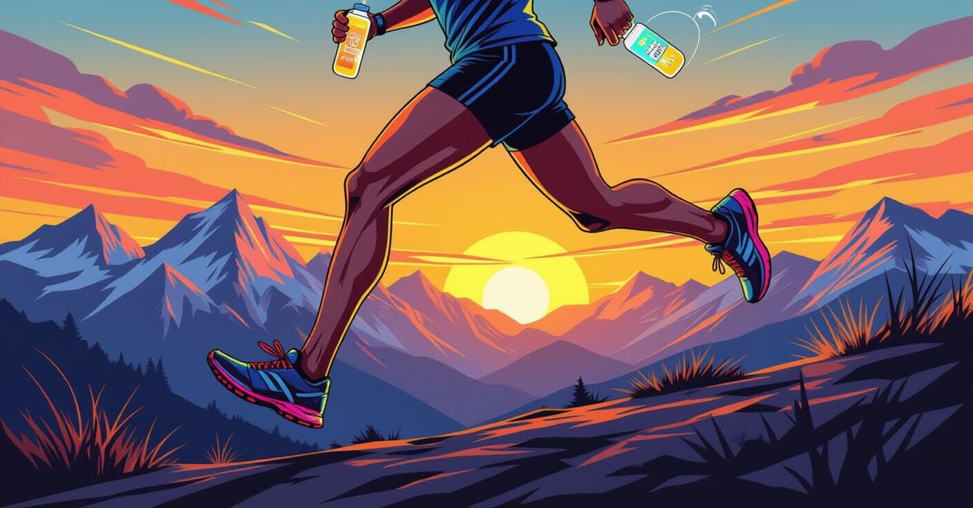 エレクトロライトウィンドウ: 長距離でも膝を守る水分補給スケジュール