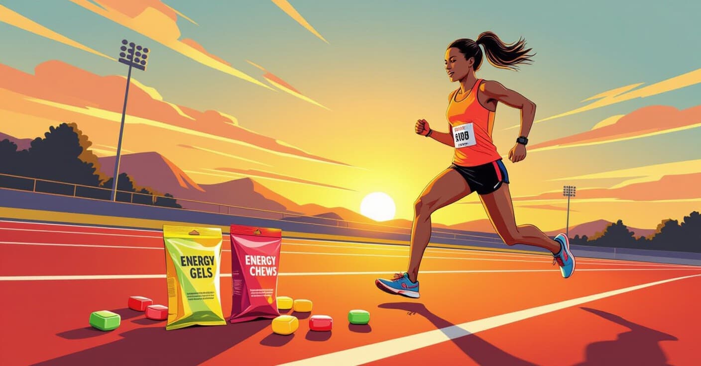 エナジージェル vs チュウ：どちらが胃もたれなしにウォークラン速度を上げる？