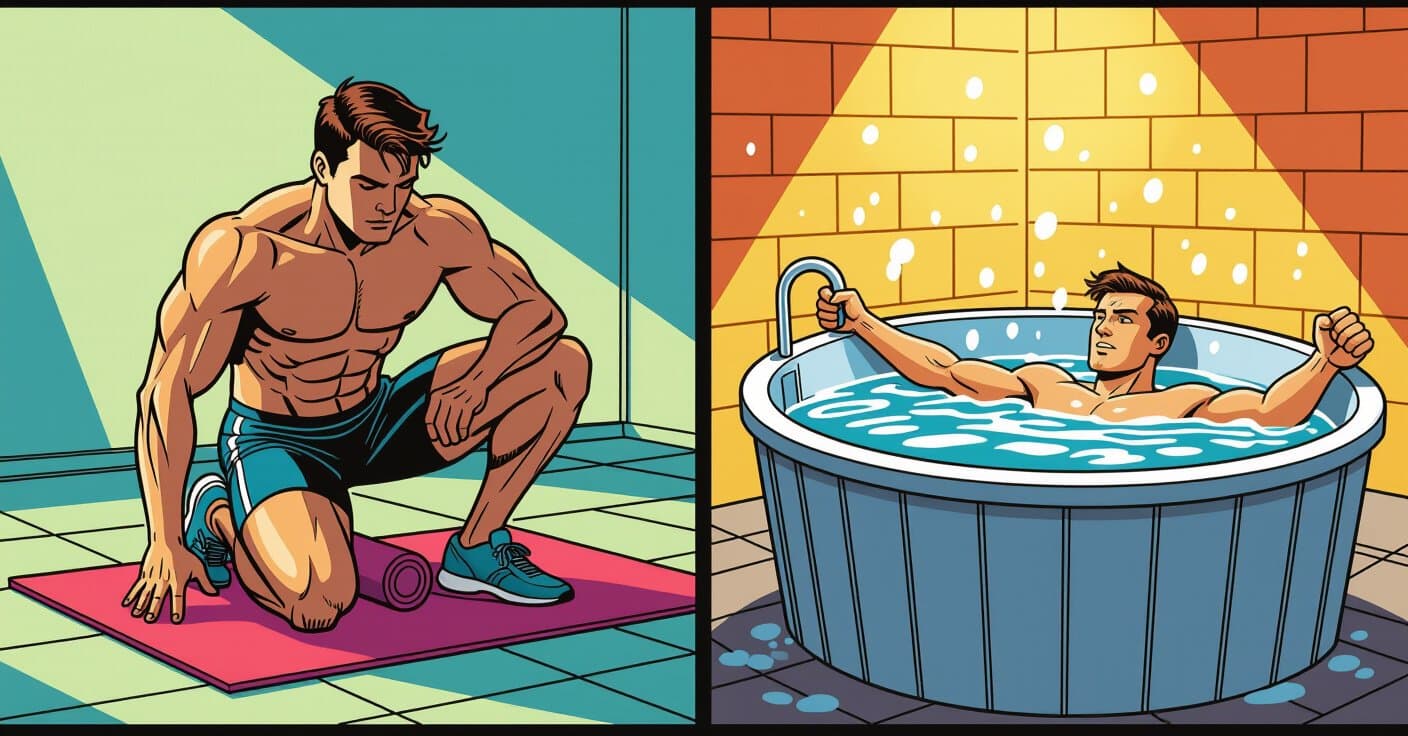 フォームローラー vs アイスバス：ウォーキング＆ランニングに勝つ回復法は？