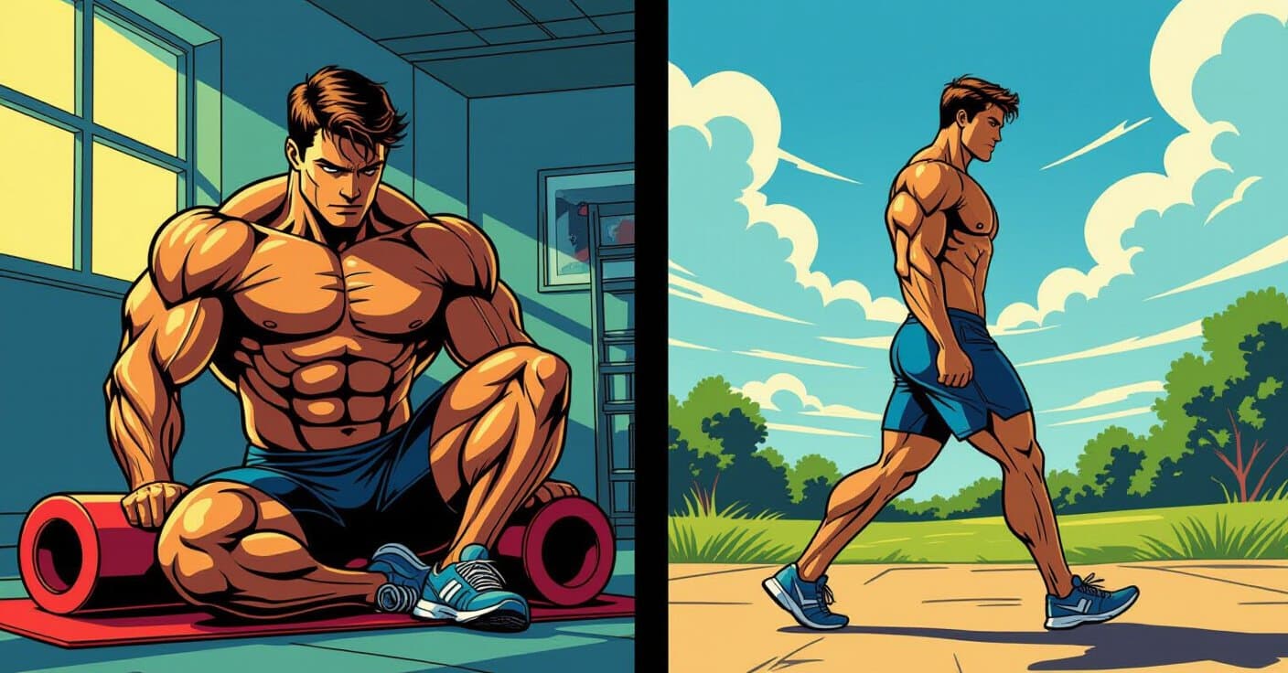 フォームローラー vs 回復歩行：どちらが乳酸を素早く燃焼させる？