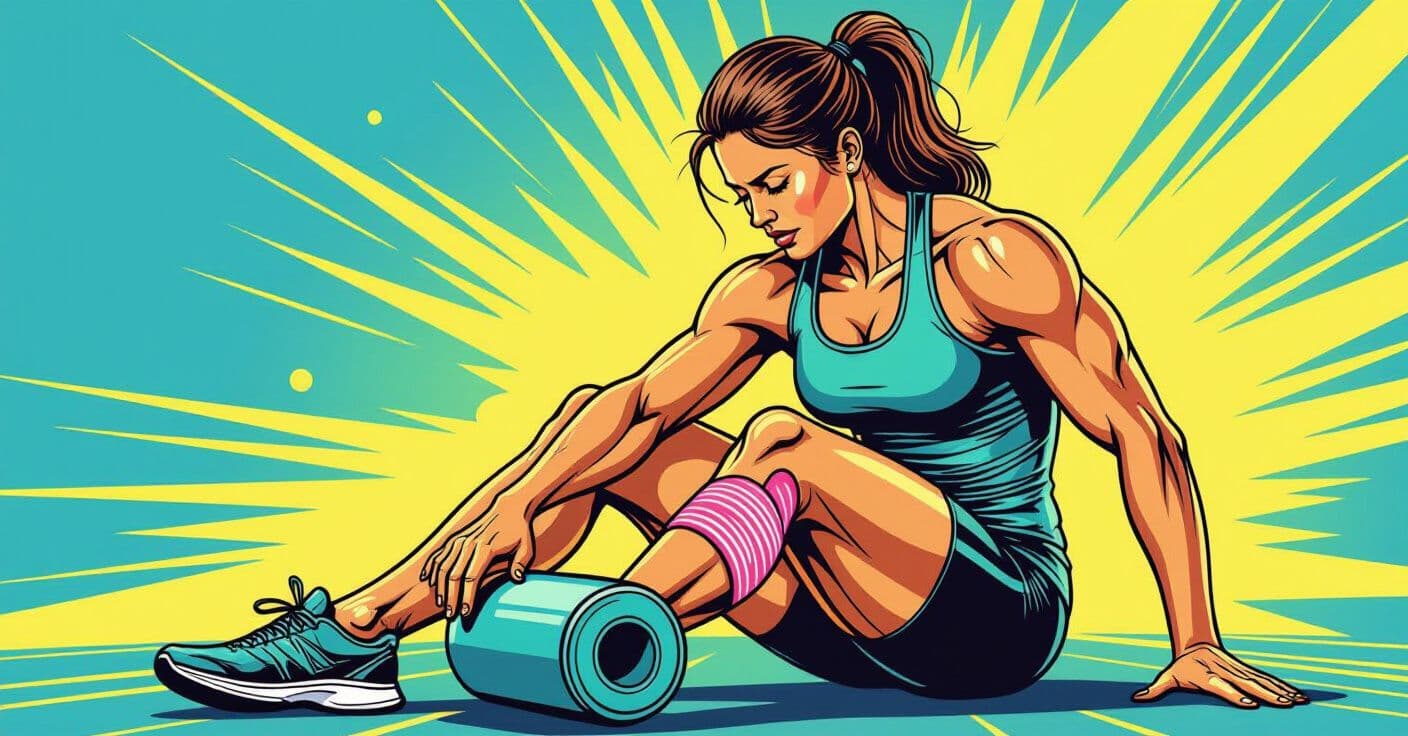 ランニングで膝痛を防ぐ！腸脛靭帯のフォームローラー5分ルーティン