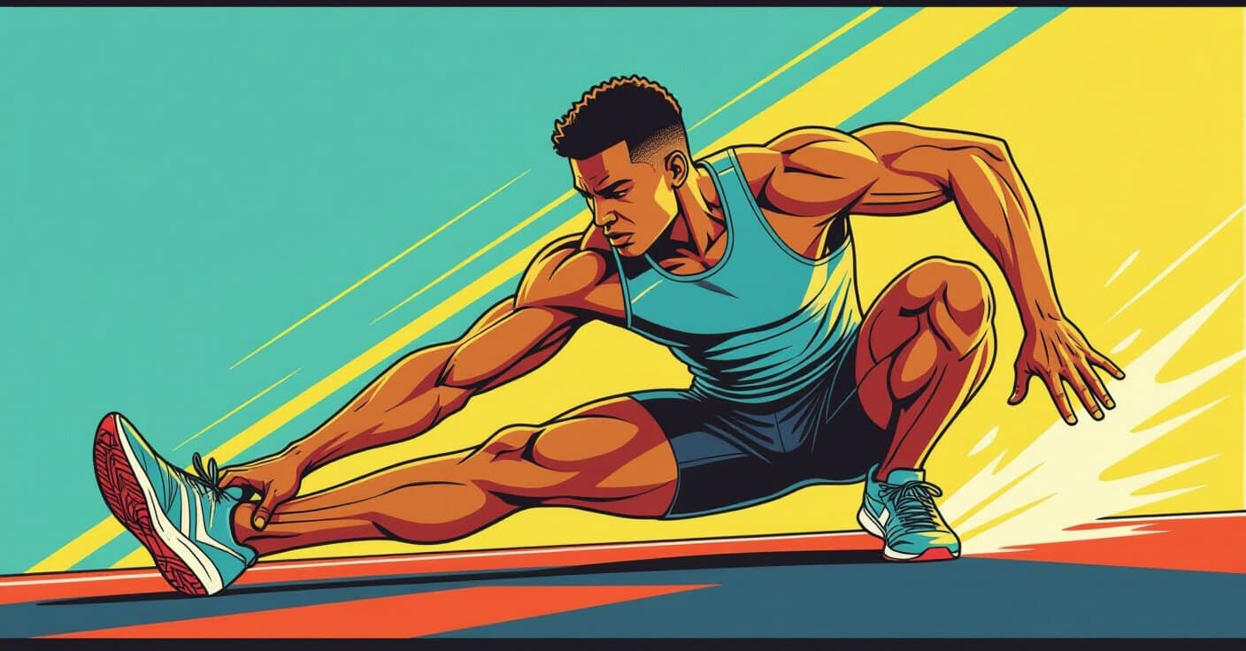 ヒールトゥヒップ静的ストレッチシリーズ：ランニング・ウォーキング後のクールダウン