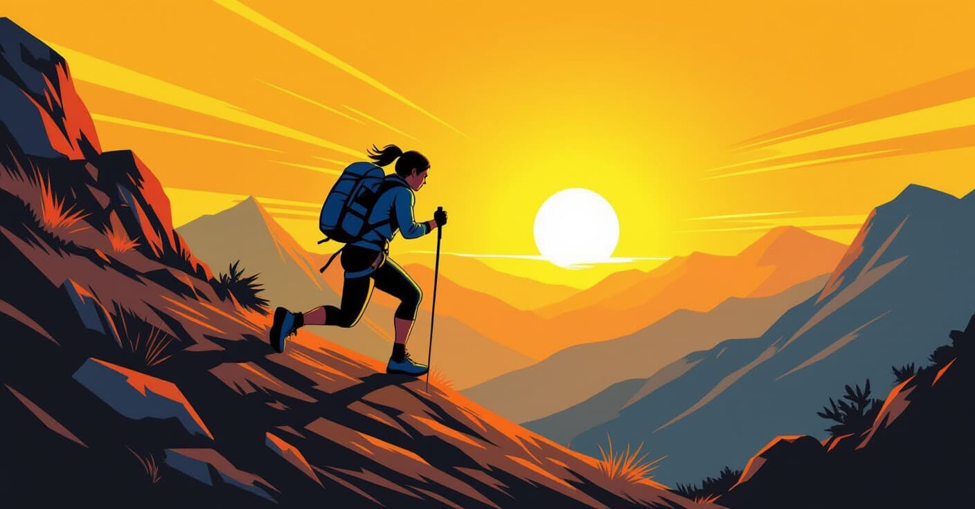 トレイルランナーのためのヒルリピート攻略法：カロリー消費を最大化し膝を守る上級トレーニング