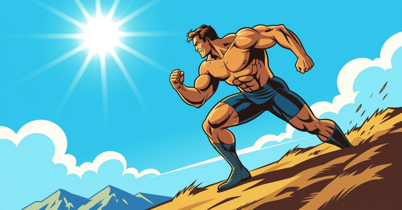 ヒップフレクサーのコツ: 息切れやフォーム崩れなしで坂道を歩く方法