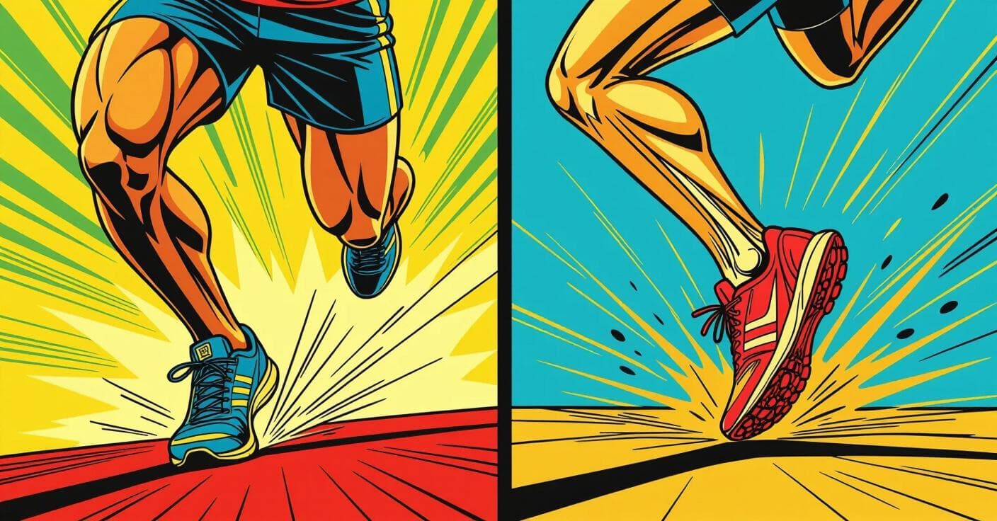 ミッドフット vs ヒールストライク：ランニングで膝を守るのはどっち？