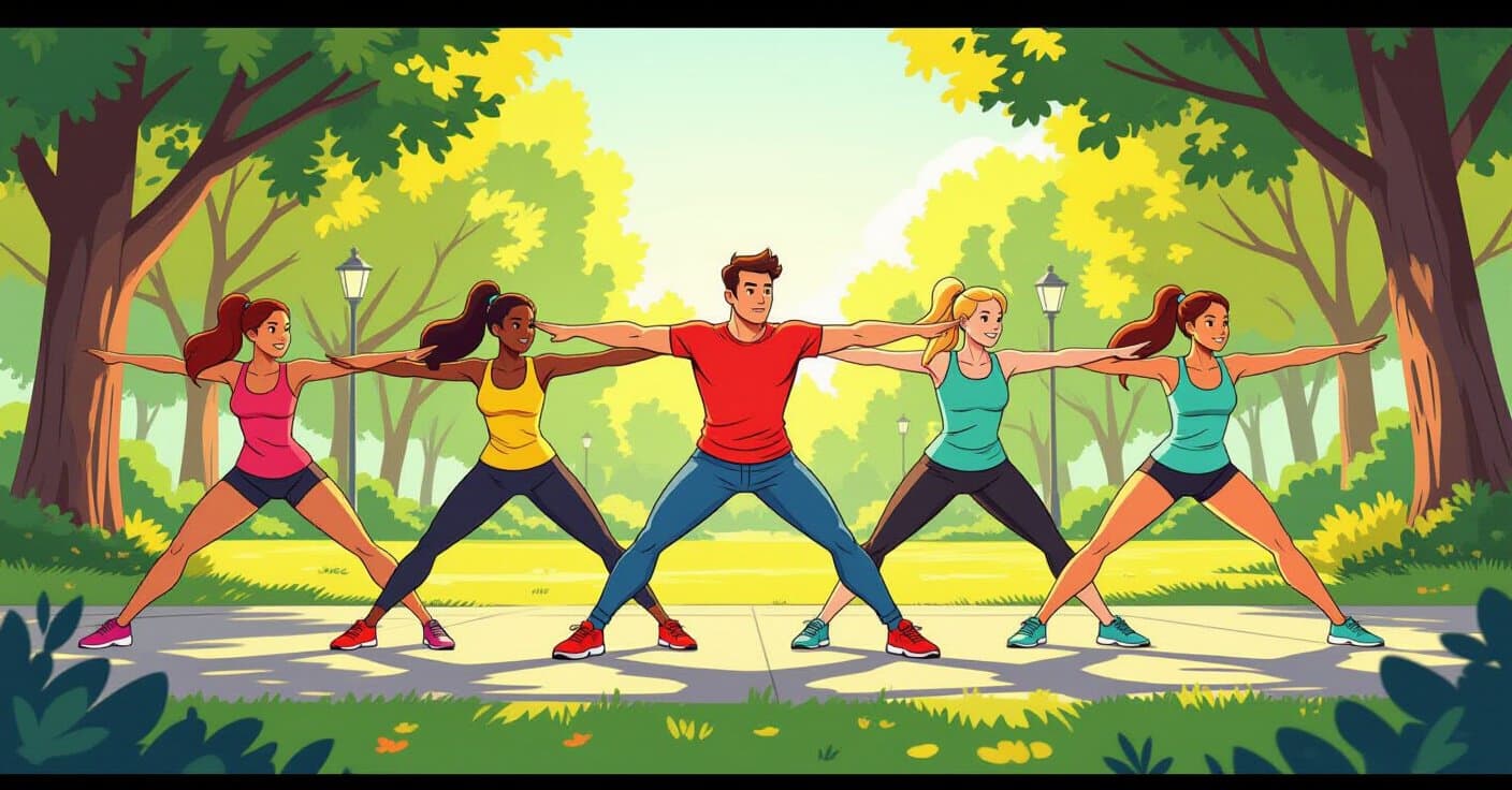 朝のマイルを楽に：ウォーキングやランニング前の6つのダイナミックストレッチ