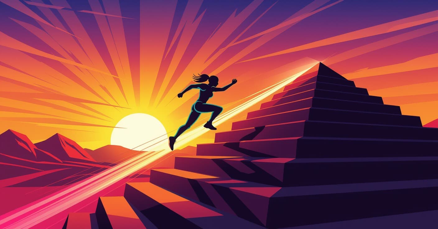 ピラミッドパワー：100-400mトラック練習でランニング持久力を2倍にする方法