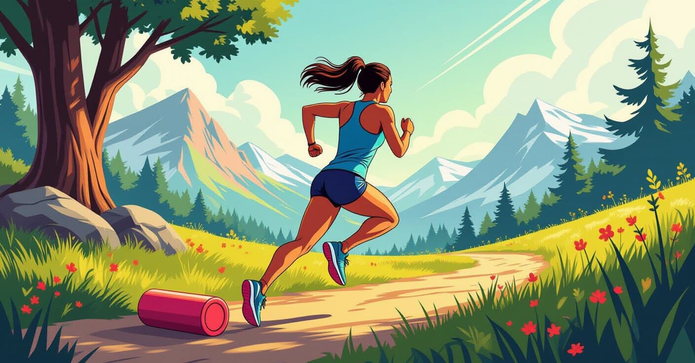 Roll & Recover: ランナーの膝を今日救う7つのフォームローラー体操