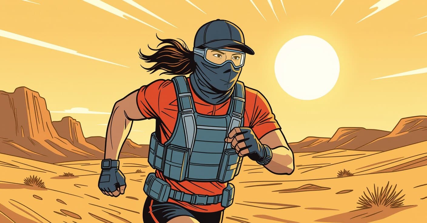 涼しく走る：約32°Cの歩行・ランニングに最適なUV対策ギア