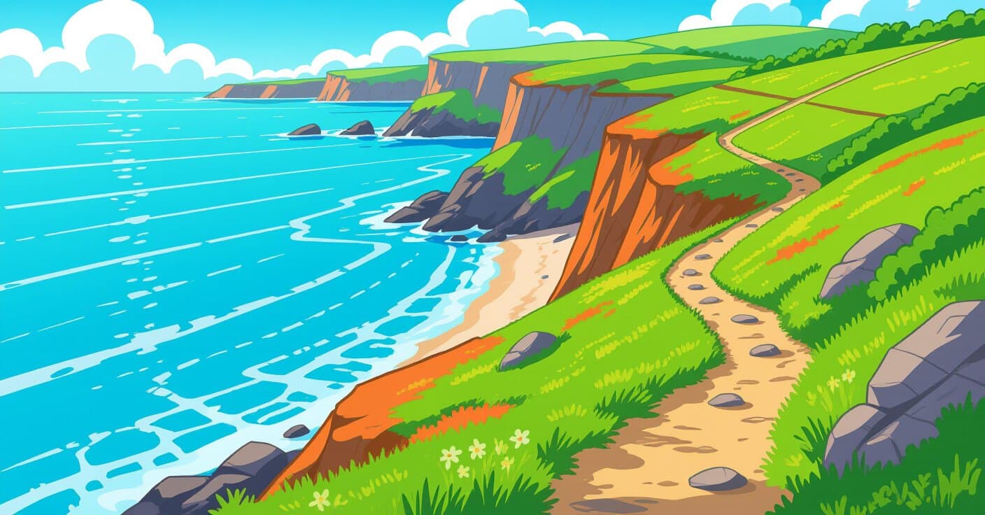 秘密の海岸沿いルート：痛みのない10kmのウォークランを海景色と共に計画する