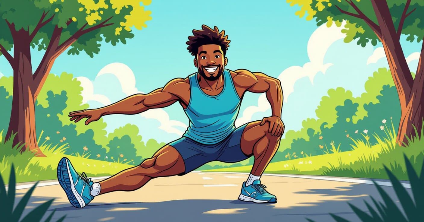 ランニング後の硬直を防ぐ：ウォーカー必携の5つの静的ストレッチ