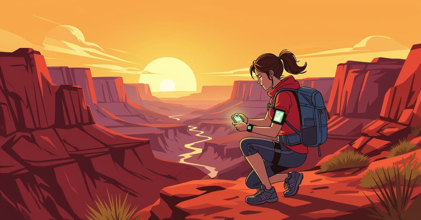 ターンバイターン道案内：間違った距離を記録せずに新コースを走る方法