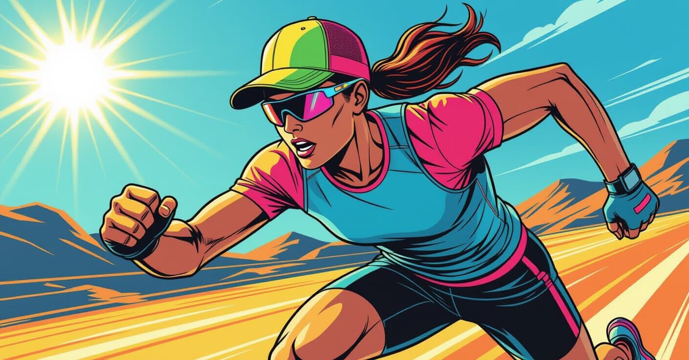 UVカットキャップ＆アームスリーブ：日焼け対策に必須のウォーキング＆ランニングアイテム