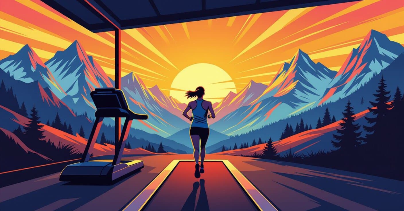 トレッドミルで楽しむバーチャルトレイルラン：消費カロリーを30%増やす5つの風景アプリ