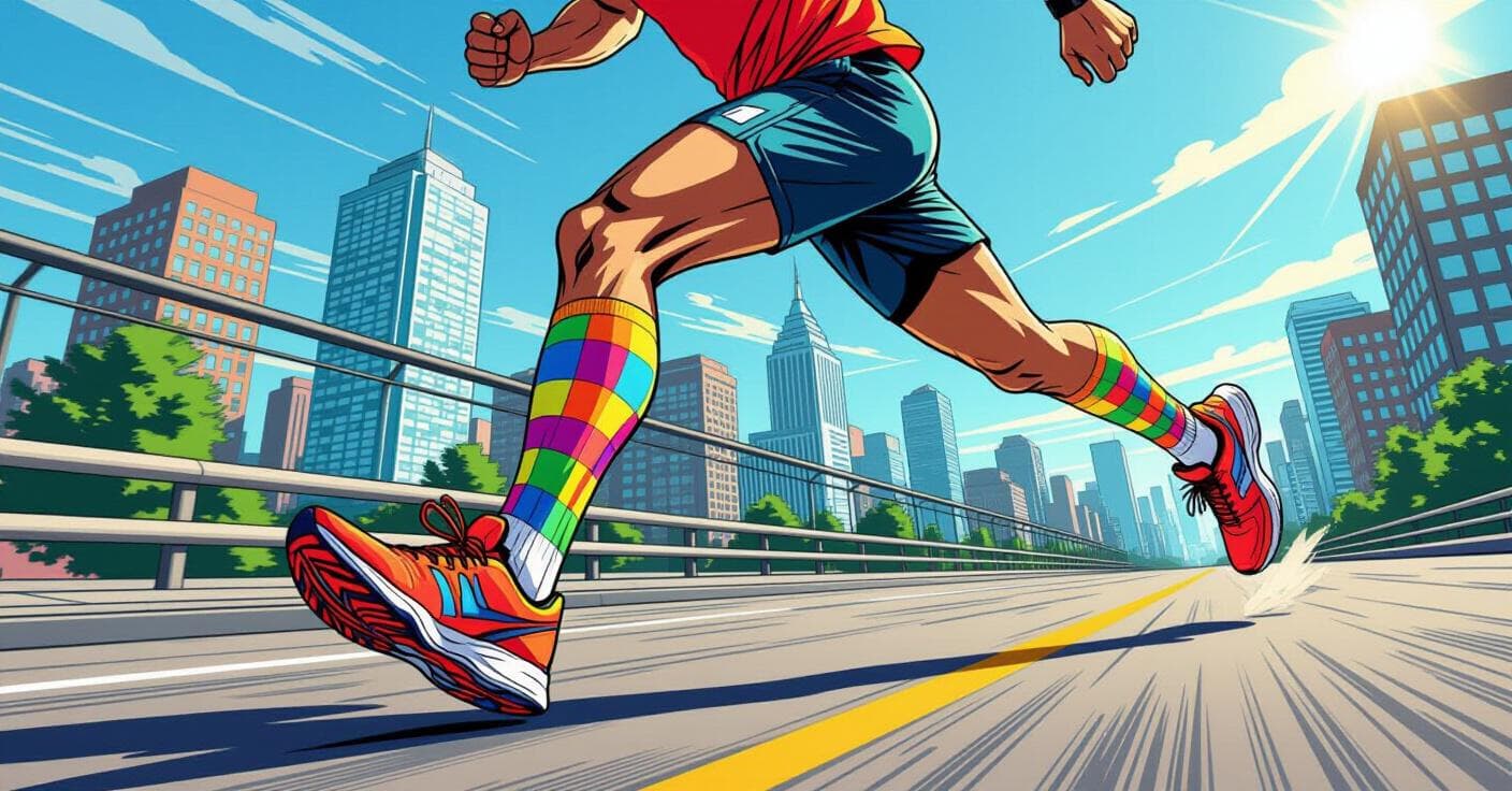 ウォーク＆ラン復活：夜間に着用する圧縮ソックスが翌日の距離を伸ばす理由