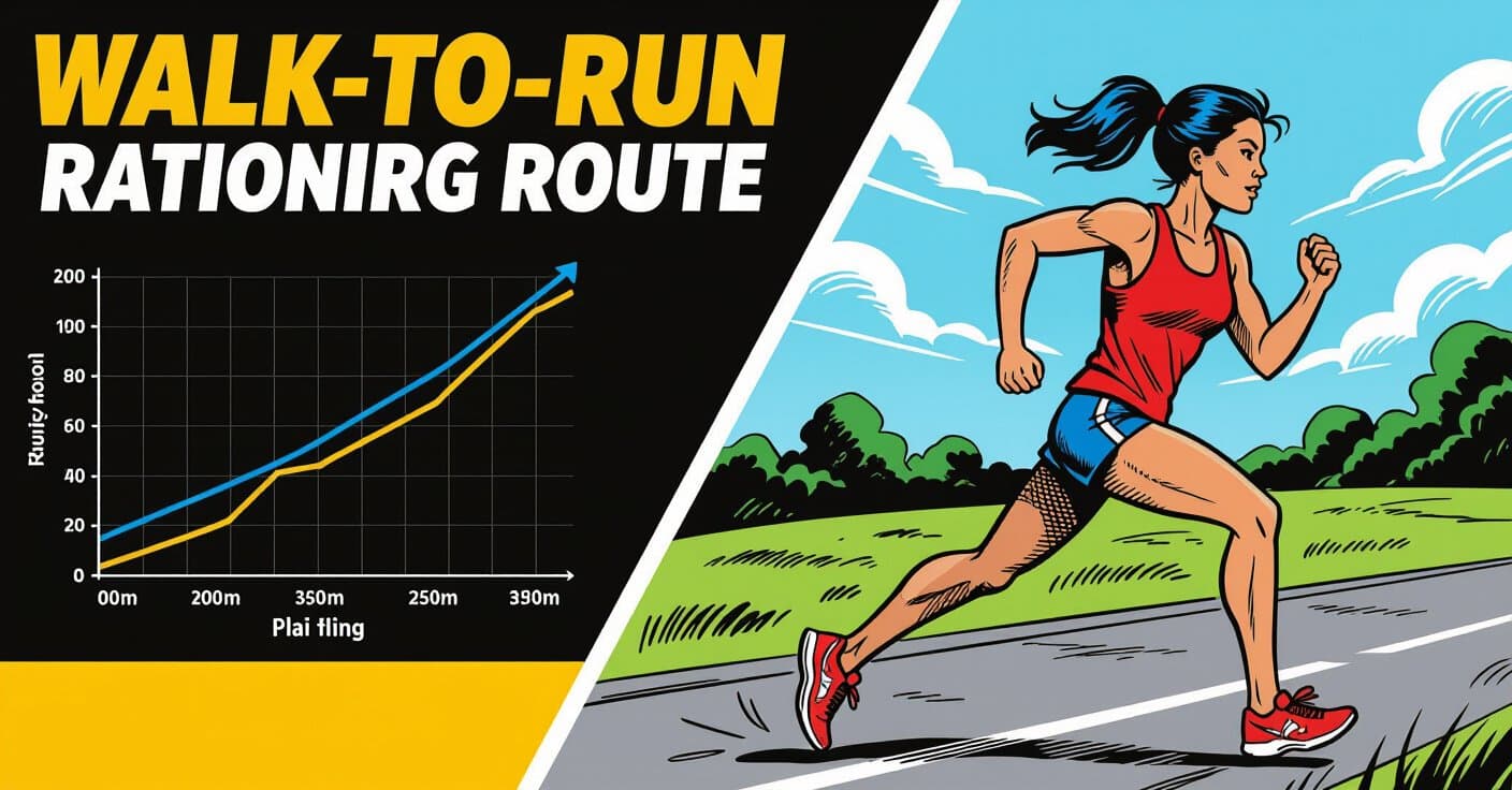週末ロングラン計算機：42.195kmに最適なウォークとランの比率