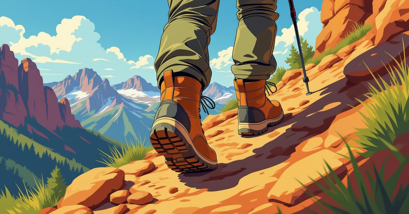 水疱ゼロ：痛みのない下り歩行のために山対応シューズを選ぶ
