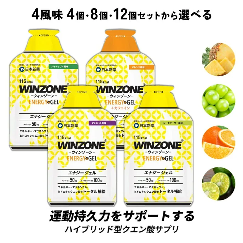 WINZONE ENERGY GEL 4・8・12個セット